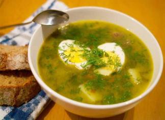 Как правильно и вкусно приготовить суп из щавеля